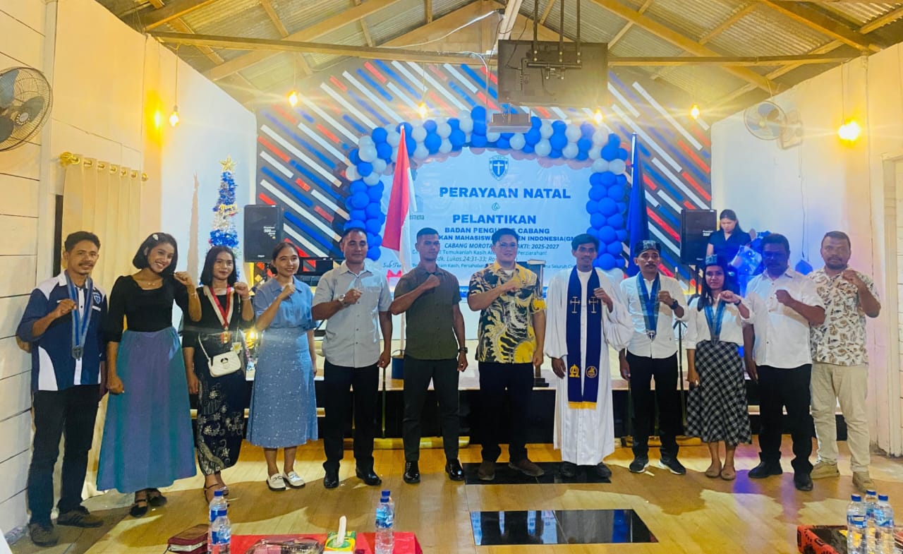 BPC GMKI Morotai masa bakti 2025-2027 resmi di lantik, Jufri Bayar: Fokus pendidikan kader berbasis pelatihan