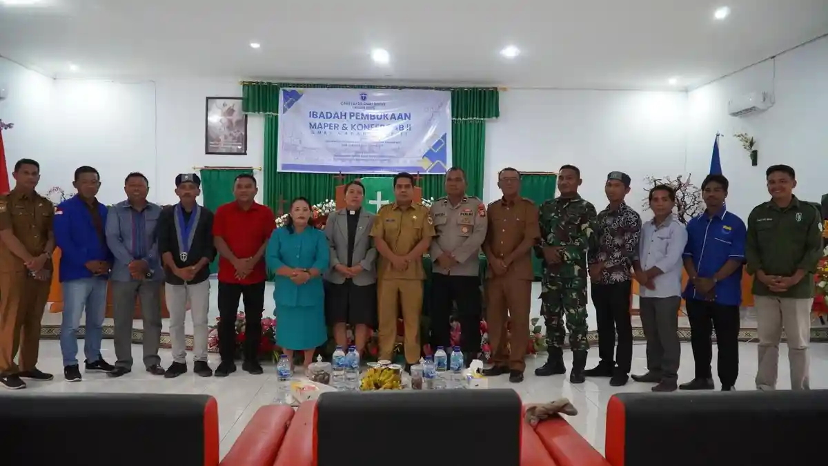 Konfercab GMKI Sofifi, Staf Ahli Wali Kota Tidore Asis Hadad Ajak Pemuda Kristen Jadi Agen Perubahan